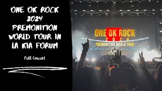 241023 4K ONE OK ROCK 2024 PREMONITION WORLD TOUR LA Kia Forum FanCam