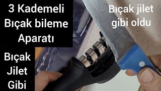 Bıçak Nasıl Bilenir- Bıçak nasıl keskinleştirilir- Bıçak nasıl tutulur- Evde bıçak bileme detayı.