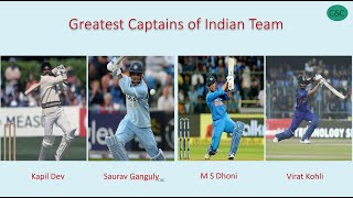 Kapil Dev vs  Virat Kohli vs MS Dhoni vs Ganguly - who is the most succesful Indian captain?