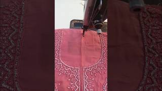 Suit Neck design using sewing tips and tricks #shorts #shortsfeed #ytshort