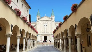 Cascia (Umbria): il borgo del Santuario di Santa Rita