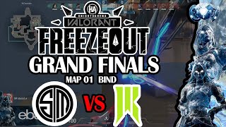 TSM vs Shopify Rebellion - GRAND FINALS - Map 01 Bind - KnightsArena FREEZEOUT 2022