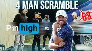 4 Man Scramble VS BROOKS KOEPKA | Part 1 | Pinhigh Golfers