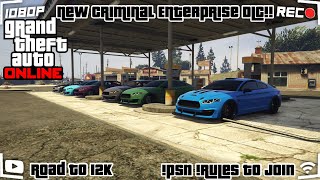 🔵GTA V ONLINE PS4 CarMeet Live|Racing|Cruising|Stunt Jobs|OldGen|Road To 12K|🚨