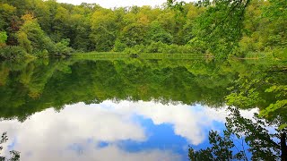 Shabran. Ambil lake. Azerbaijan