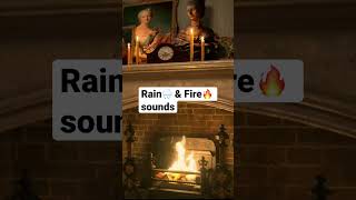 Rain & Fireplace Sounds to Help You Relax, Sleep, or Study.