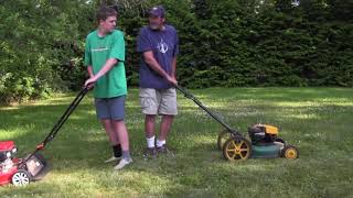 Dueling Lawn Mowers / Death Match