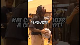 Kai Cenat Shoots A Clutch Shot!  #shorts #kaicenat #basketball #stream