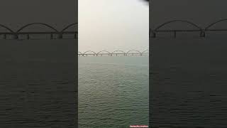 Godavari River Train view #trending #vlog #ytshorts #youtubeshorts