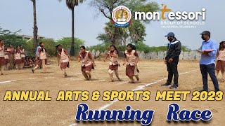 Arts and Sports Meet 2023 | Running  Race  | Montessori High School |  Valigonda |