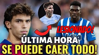 💥SAMU OMORODION se LESIONA y hace que JULIAN ÁLVAREZ NO PUEDA FICHAR POR EL ATLÉTICO ¿QUÉ PASARÁ?💣