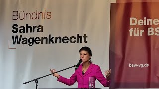 Frankfurt - Sahra Wagenknecht - komplette Rede - 29.05.2024