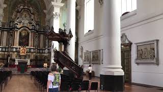 Mozes en Aäronkerk (een rooms-katholieke kerk) Waterlooplein Amsterdam op 22 augustus 2018