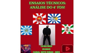 MDS CARNAVAL 2023 - ENSAIO TÉCNICO: VILA/VIRADOURO/BEIJA-FLOR/GRANDE RIO - NETO RIBAS!