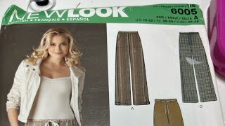 New Look 6005 part 2 of pants tutorial