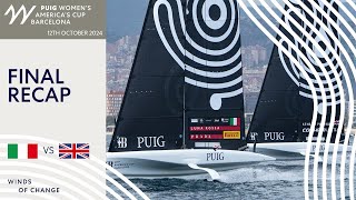 PUIG Women's America's Cup - Final Race Recap | Luna Rossa Prada Pirelli v Athena Pathway