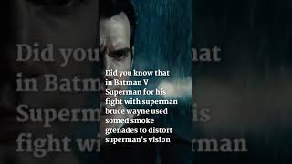 Batman V Superman: Dawn Of Justice Interesting Fact