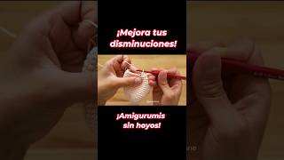 Si quieres que tus disminuciones no se vean, checa este tip 🙌😉 #crochet #crocheting #crochettutorial