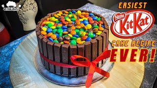 Kit Kat Cake | Easiest Kit Kat Cake Recipe Ever!!