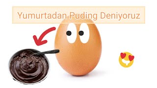 Haşlanmış Yumurtadan Puding 🥚 Boiled Egg Pudding 🤫😲