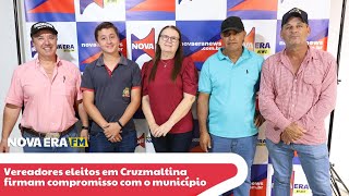 Cruzmaltina: Vereadores eleitos firmam compromisso com o município