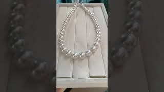 8-12mm Australia white pearl necklace