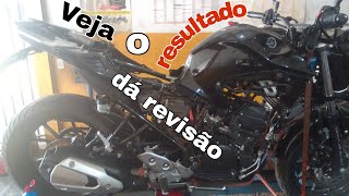 Moto revisada hoje, expliquei tudo que foi feito, trocado e o que achei.