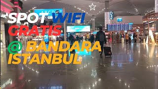 Spot WiFi Gratis di Bandara Istanbul (IST)