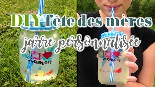 DIY FETE DES MERES → jarre personnalisée