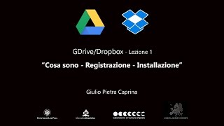 Cloud GDrive, Dropbox - Lezione 1 - Cosa sono/Registrazione/Installazione