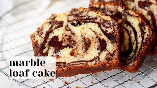 Marble Loaf Cake - Starbucks Inspired Recipe (but BETTER!)