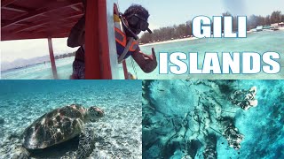 Gili Islands 4K | Snorkeling | Gili Meno | Turtle Island | Underwater Sculpture | Indonesia