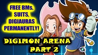 Digimon Arena Part 2 - Ranking board, Free BMs, Suits, DigiAuras permanently and more!