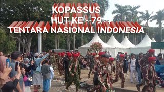 KOPASSUS Baret merah menyala #tniad  #huttni2024 #viralvideo #monas #jakarta