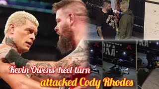 Kevin Owens' heel turn when he attacked Cody Rhodes was quite unconventional in terms-Wwe