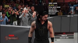 WWE 2K18 (RAW) Roman Reings vs finn ballor