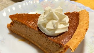 Classic Pumpkin Pie Recipe with Homemade Filling