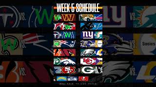 nfl week 5 schedule predictions #nfl #shortsfeed #nflseason #fyp