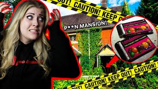 YOU WONT BELIEVE HOW MUCH P**N WAS IN THIS ABANDONED MILLIONAIRES MANSION| TIME CAPSULE LEFT TO ROT!