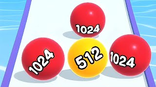 Ball Run 2048 New Update Gameplay Level 536