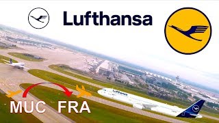 ✈︎ FULL FLIGHT ✈︎ LUFTHANSA || Airbus A321 || Business Class || Munich - Frankfurt