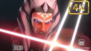 Star Wars Rebels | Darth Maul vs Ashoka and Kanan “You Mean... My Apprentice” Scene | [4K 2160p]