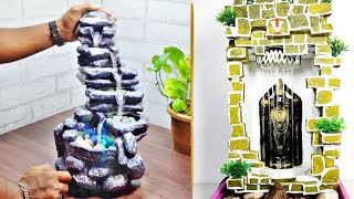 Cement Craft - Awesome Top 2 Indoor Tabletop Waterfall Fountains | Cemented Life Hacks