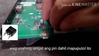 How to remove smd using soldering iron