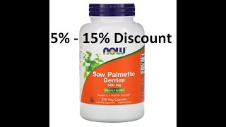 Discount - Now Foods, Saw Palmetto Berries, 550 mg, 250 Veg Capsules Review