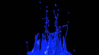 Dancing Paint -- RealFlow simulation r&d