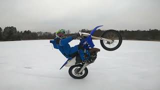 Dirt bikes on lake 2022