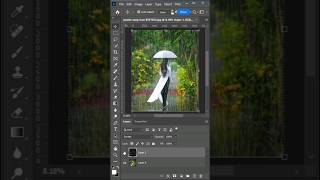 create rain effect in Photoshop #shorts #photoshoptutorial