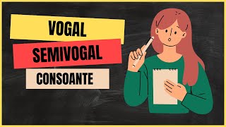 ✅CLASSIFICAÇÃO DOS FONEMAS: VOGAL, SEMIVOGAL E CONSOANTE - Profª Aline