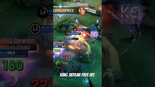 king skylar dikasih free hit 😱 #rrq #skylar #mpl #mplid #mplindonesia #mlbb #mobilelegends